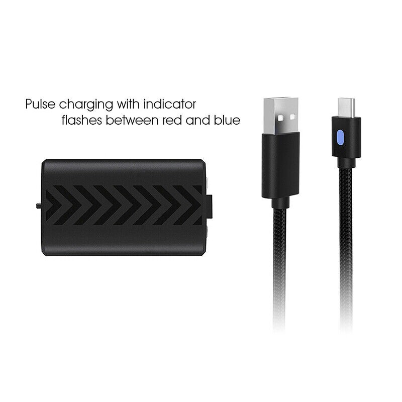 ABS Plastic Battery Pack With Charging Cable Line For Xbox Series S/X controller