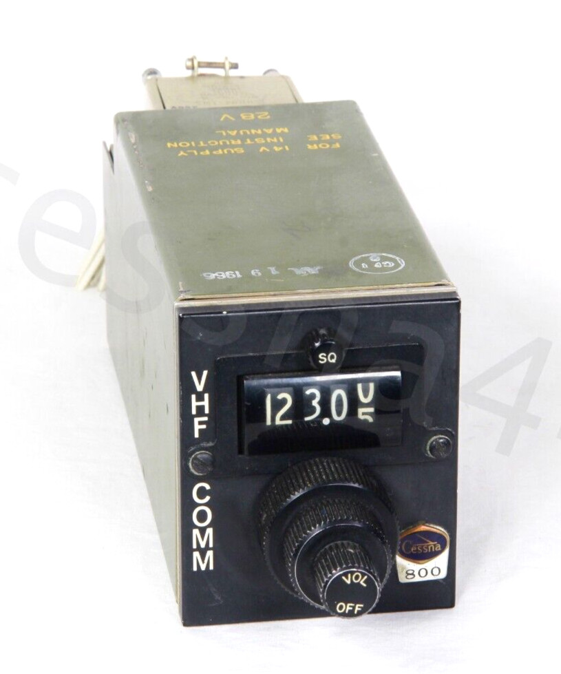 ARC Cessna 800 Faceplate Aircraft Control Unit G-100A Untested 29180-1028 Part