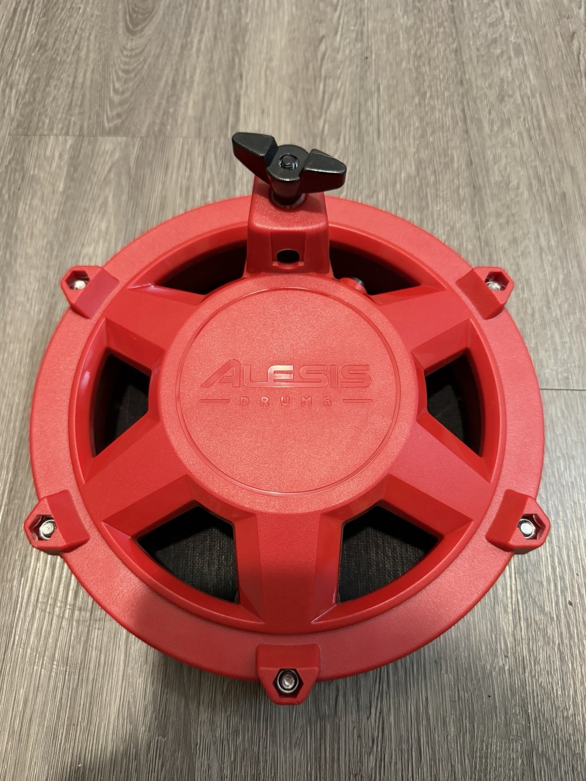 TESTED - Alesis Nitro MAX 8" Mesh Single Zone Electronic Tom Pad Red - C