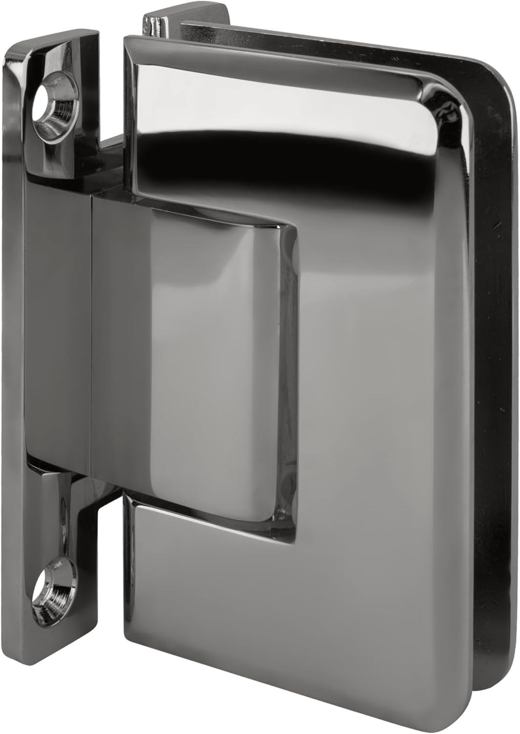 Pinnacle 337 Chrome Adjustable Wall Mount Hinge with Back Plate