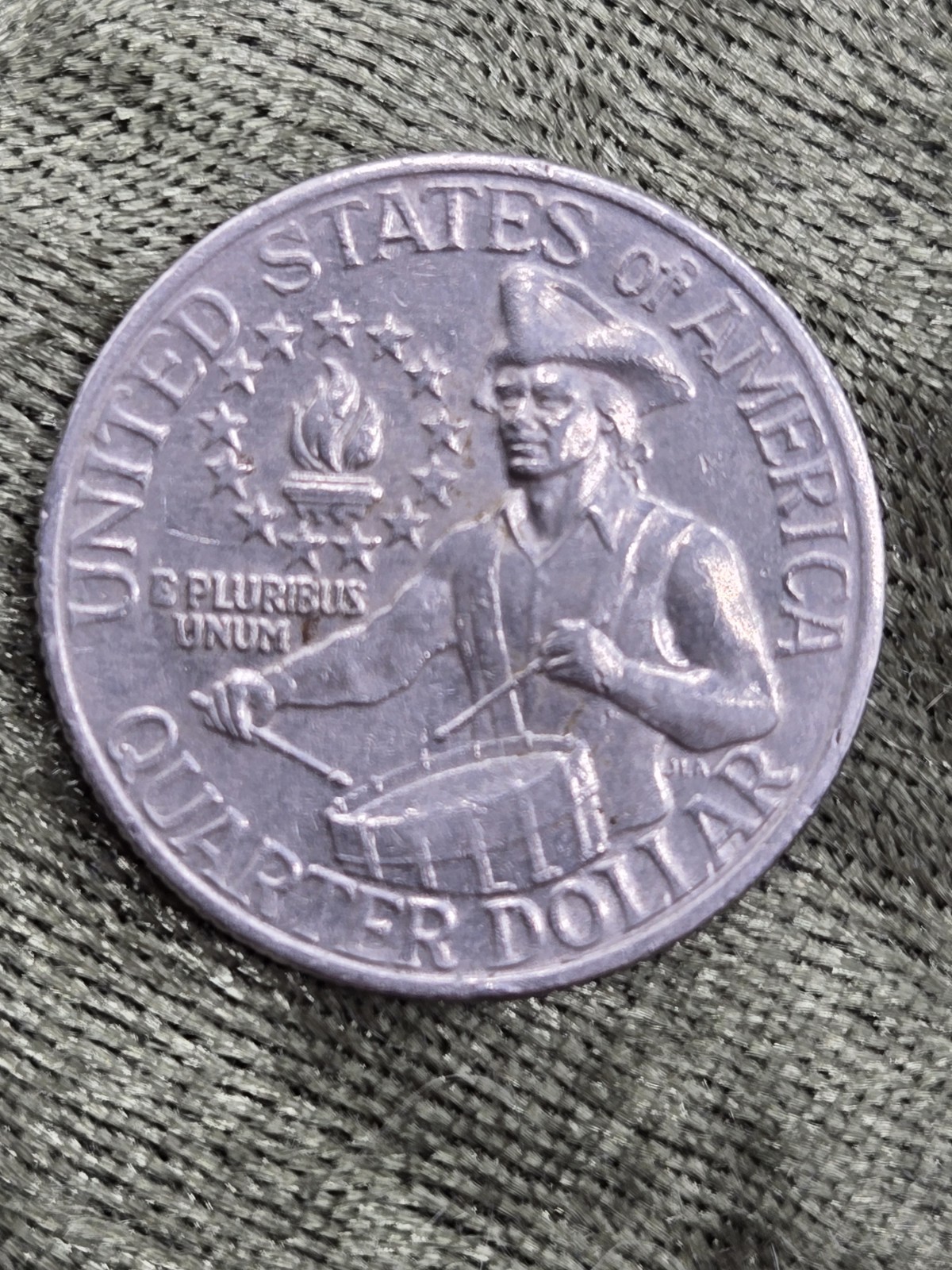 1976-P 25C Clad Washington Quarter