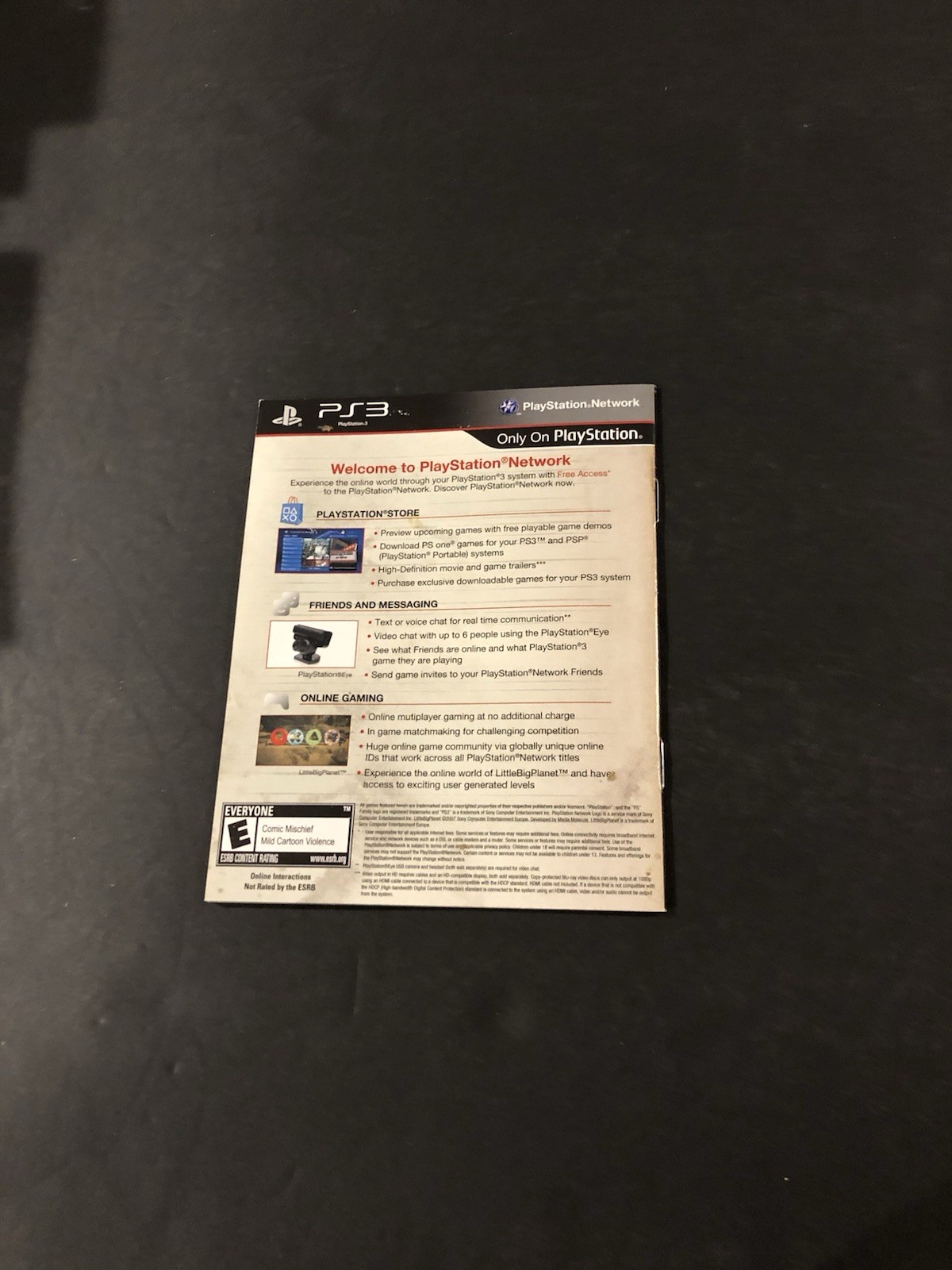 heavy rain ps3 Manual Only