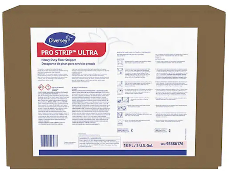 Diversey Pro Strip Ultra HD Floor Stripper 5 Gallon BIB Cherry Almond 95386176