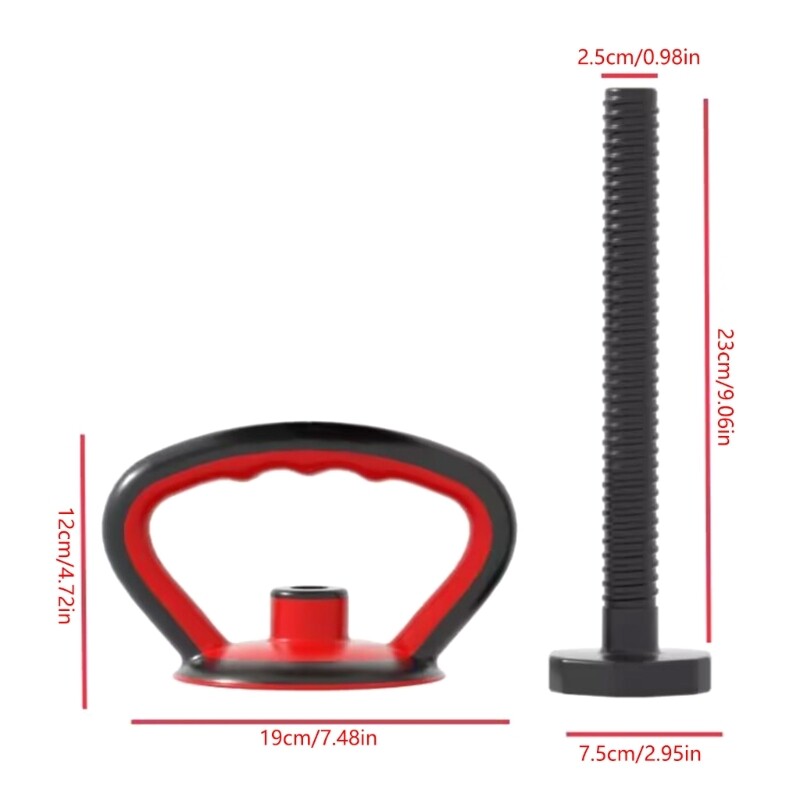 Adjustable Kettlebells Handle Dumbbells Converter Workout Kettle Bells Grip