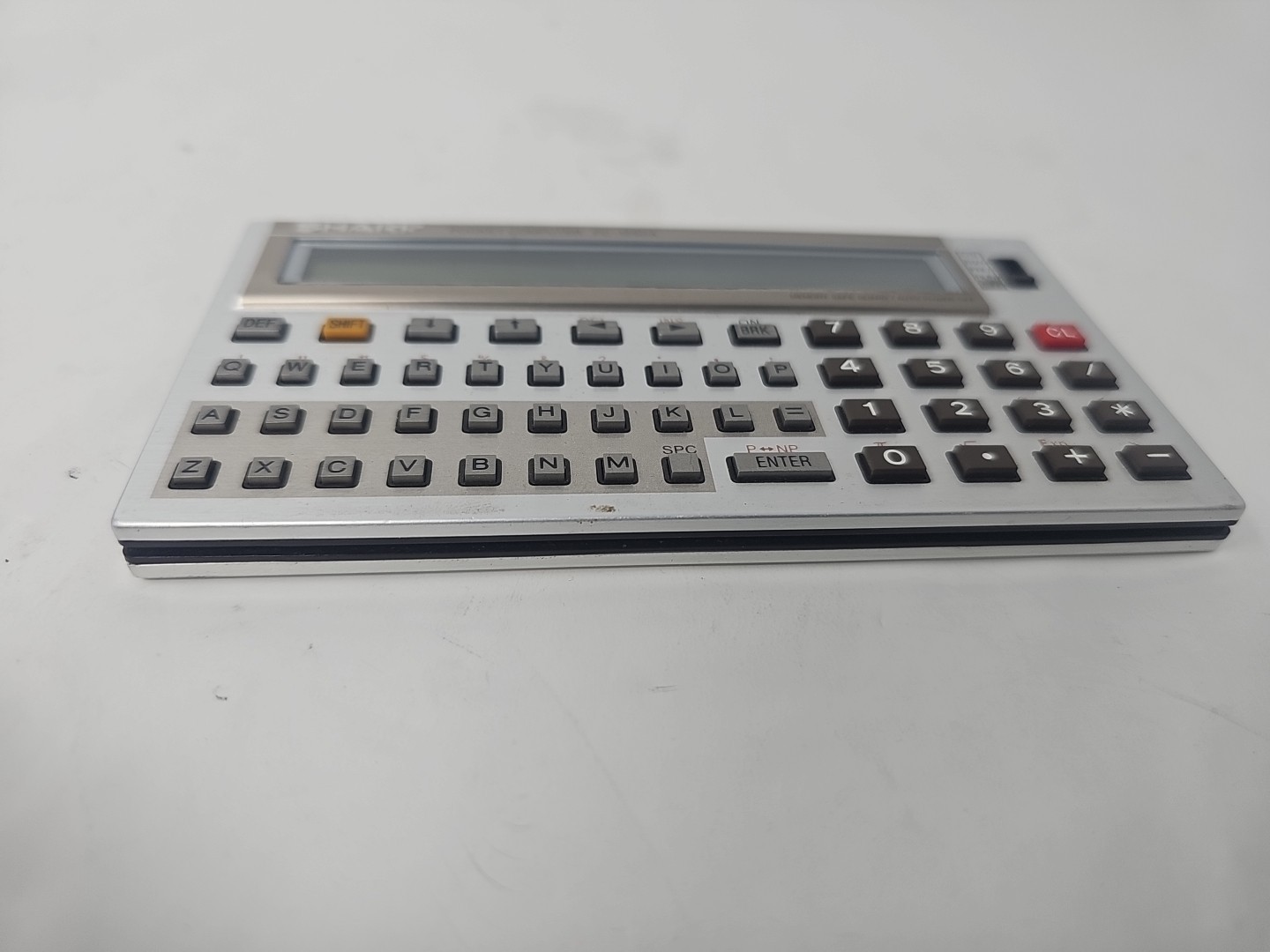 Sharp PC-1250A Pocket Computer w/ Case Tested Works