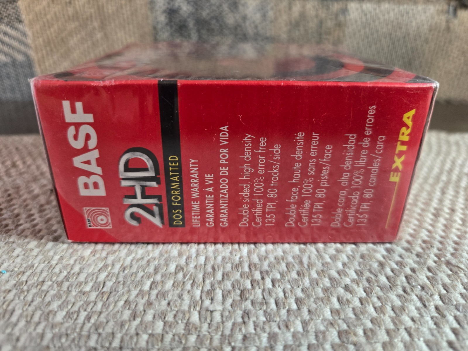 BASF Diskettes 3.5" 2HD DOS High Density Diskettes -Two 10 Packs- NEW, Sealed