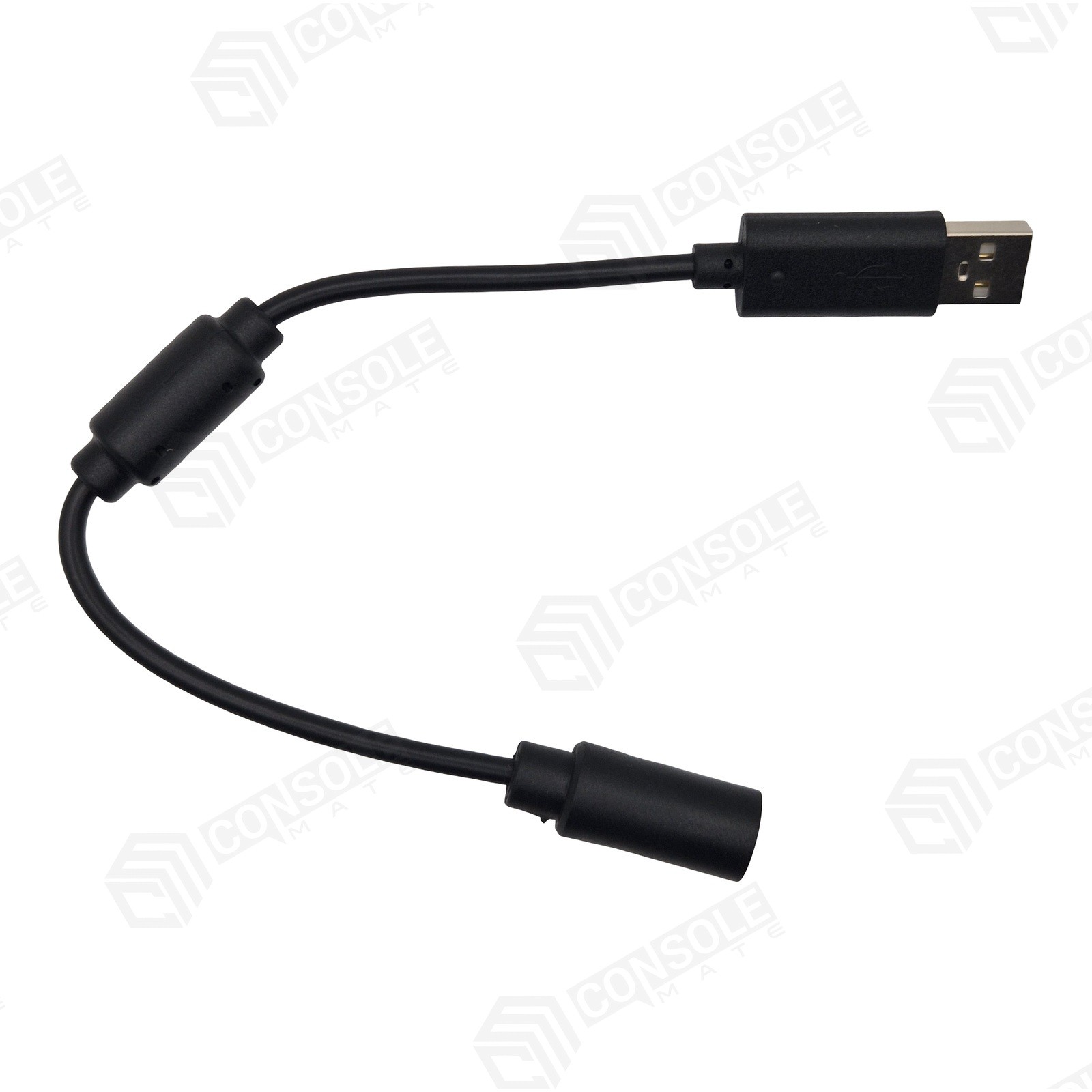 Xbox 360 Controller USB Breakaway Cable | Wired to PC Adapter Dongle 25cm Black