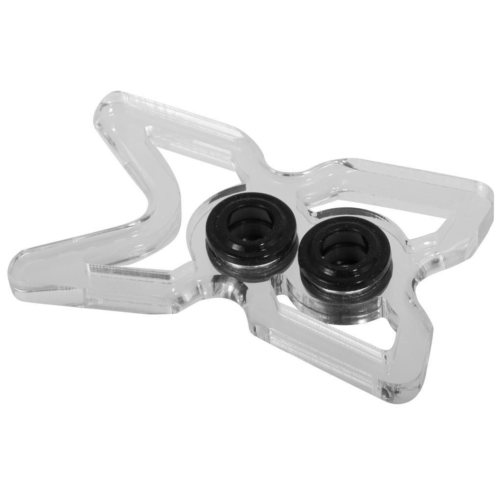 Clear Plastic Bridge Head Pool Cue Stick Pole Kit For