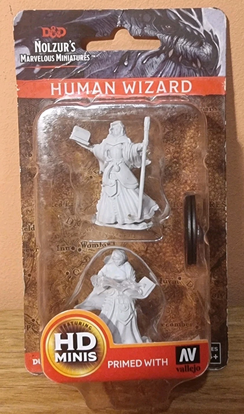 Dungeons & Dragon Nolzur's Marvelous Miniatures: Human Wizards