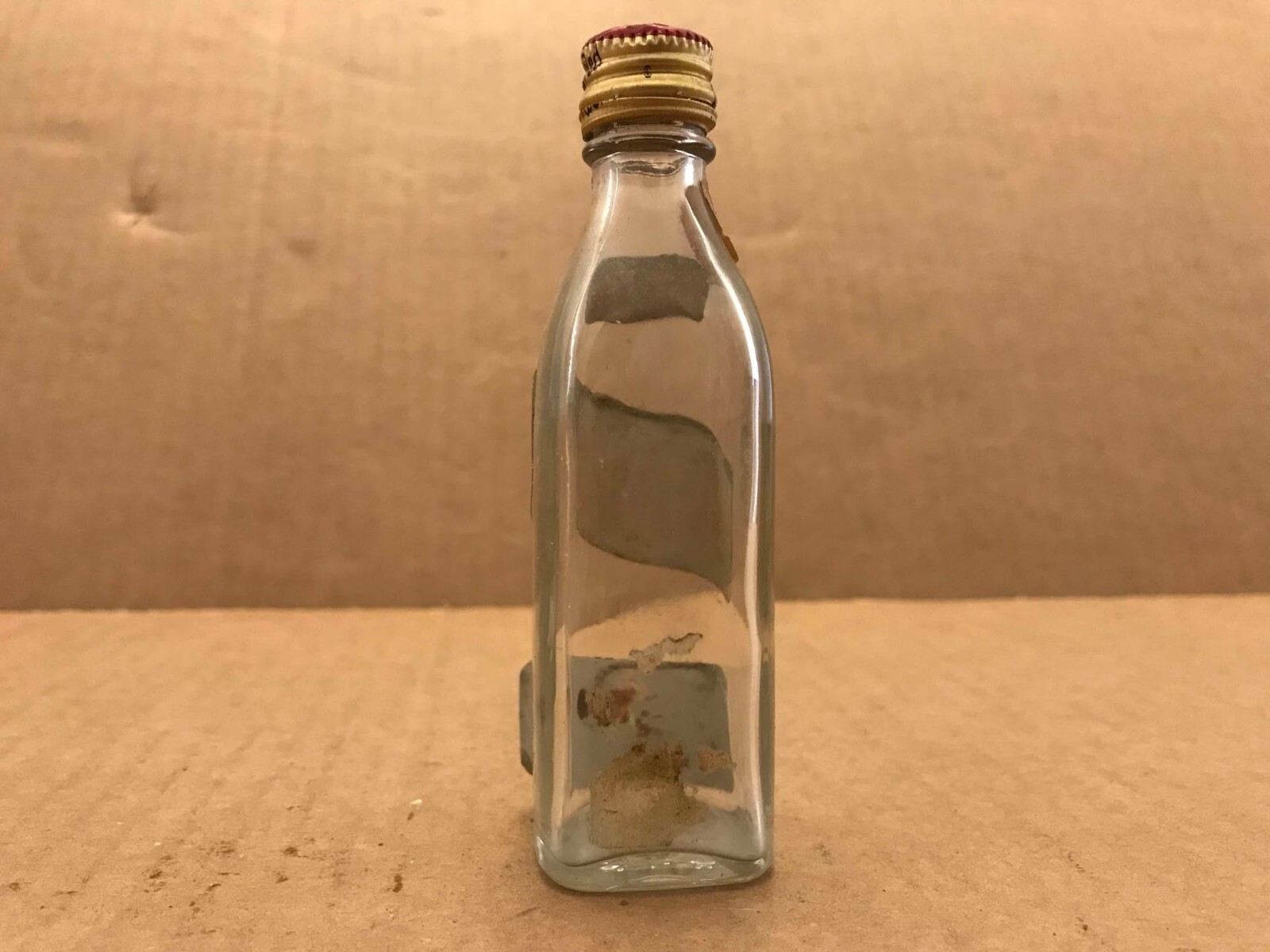Vintage Johnnie Walker Red Label Blended Scotch Empty Mini Bottle
