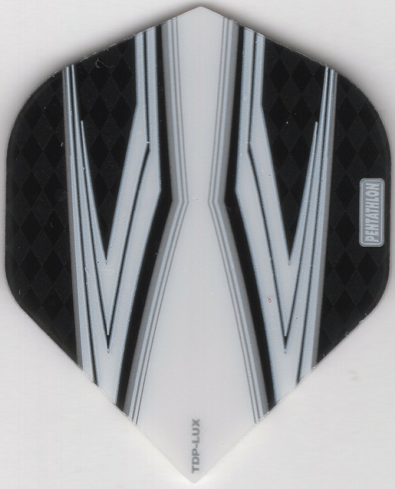 White TDP-LUX PENTATHLON Dart Flights: 3 per set