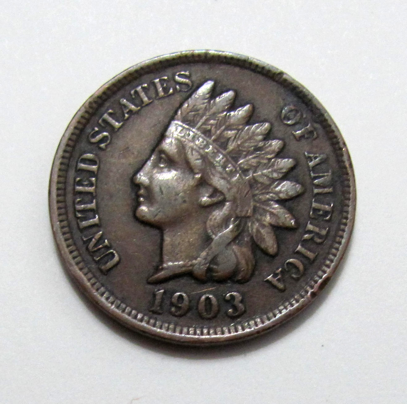 1903 Indian Head Penny Circulated