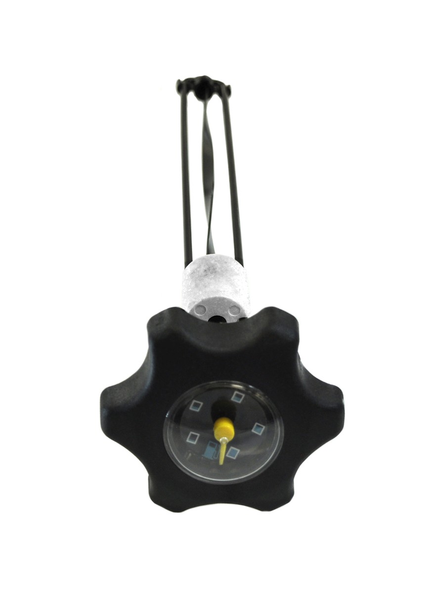 SPI Screw On Gas Cap with Gauge Replaces for Ski-Doo OEM #'s 513032901 513033020