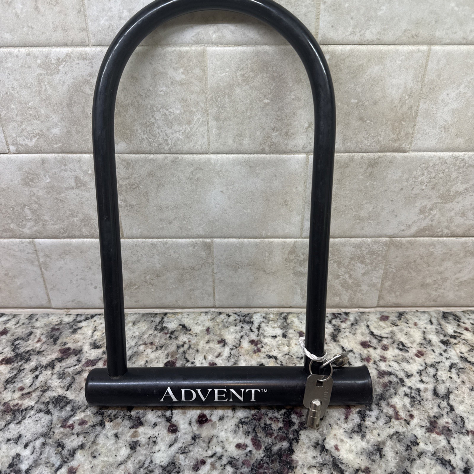 Advent Bicycle U lock Steel Carbon Bike U Lock Anti Theft w/2 keys Fast Shipping