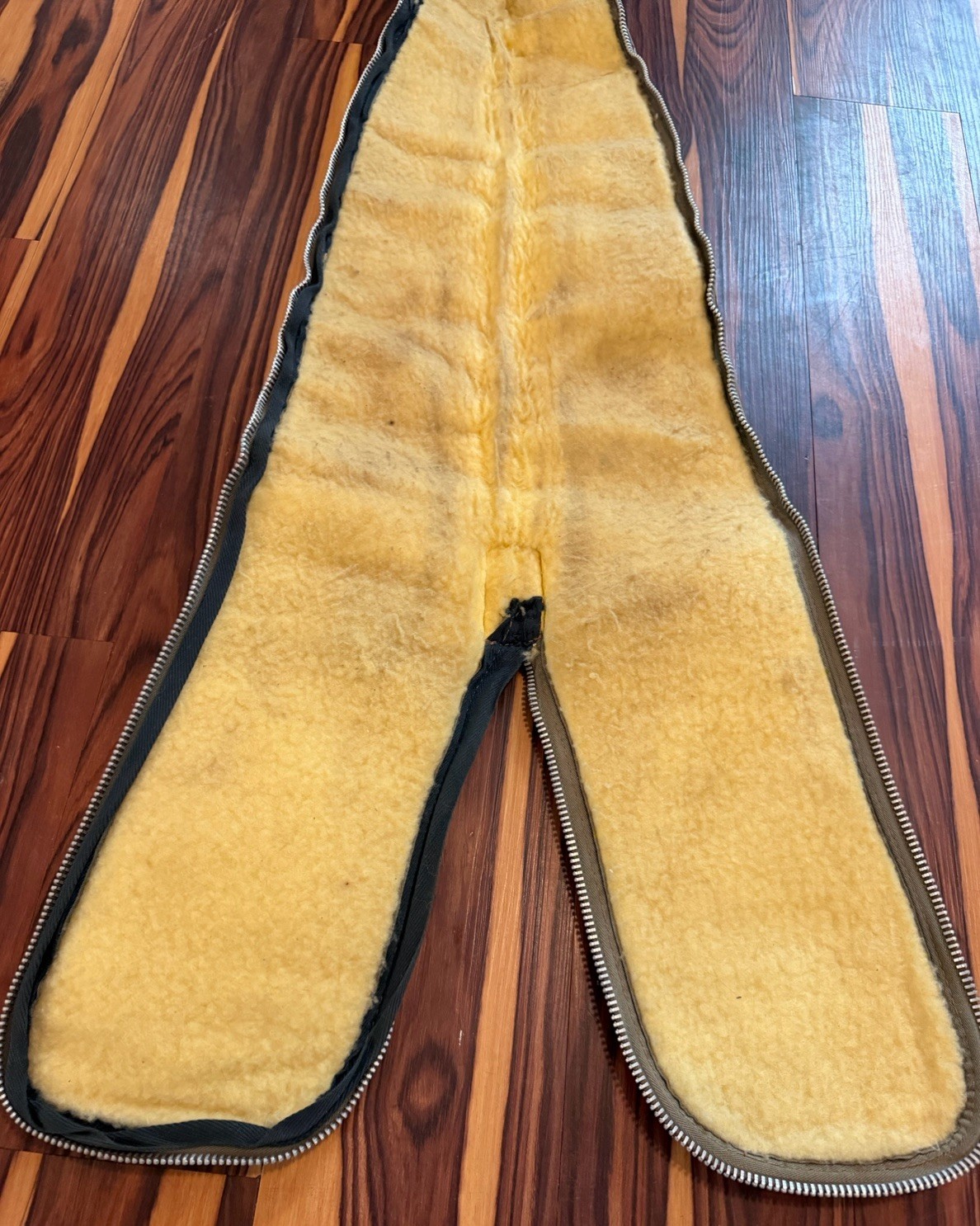 Vintage Rifle Case 52” Long Boyt Crocodile Alligator Pattern Soft Fur Lining