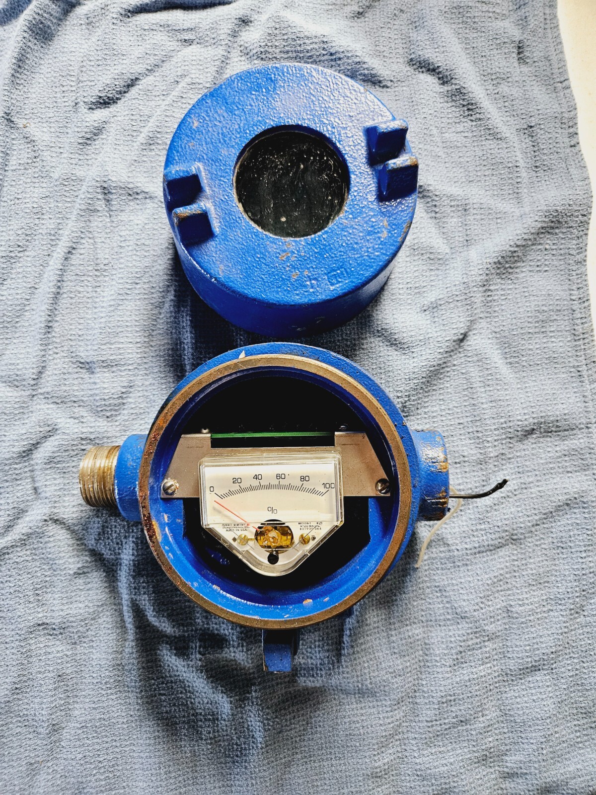 Jewell Electric Model 82T Geiger Counter Analog Dial 0-100