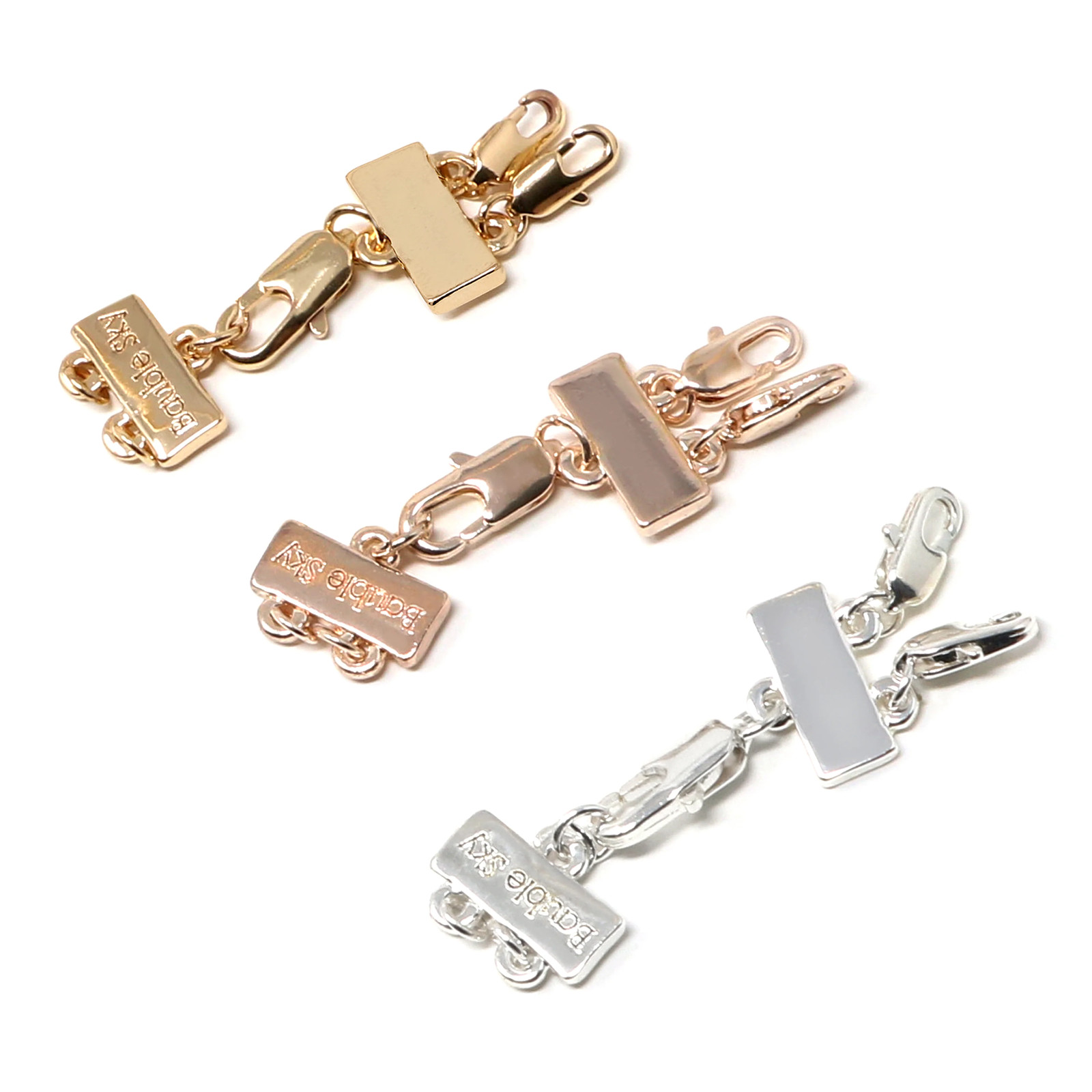 Detangler Clasp For Double Layered Necklace