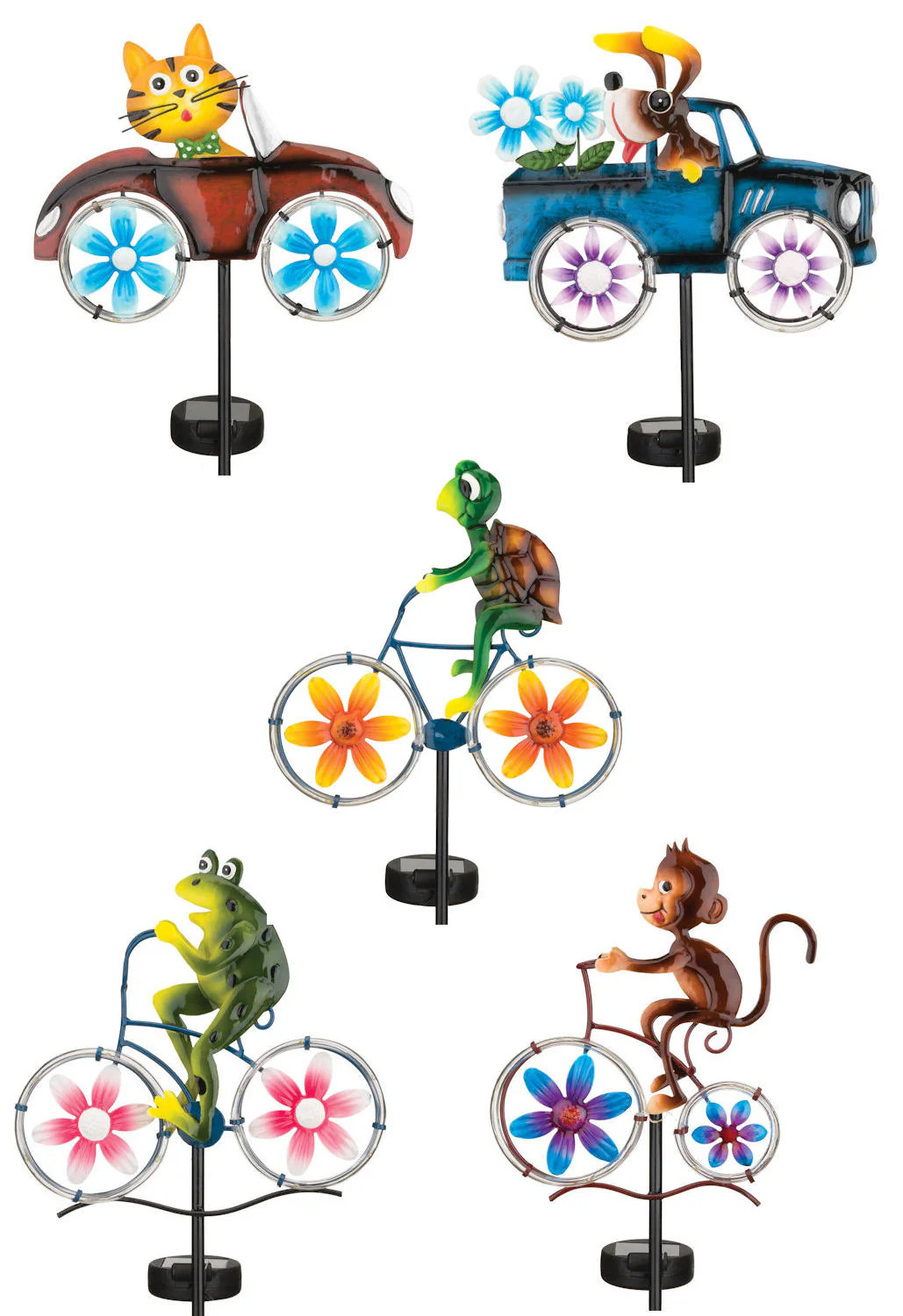 Cruising Solar Stake by Regal (Cat, Dog, Frog, Monkey or Turtle)