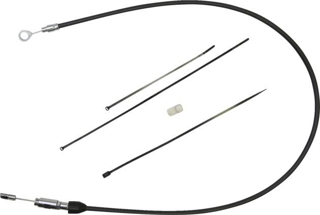 DS Upper Clutch Cable 38"L Black/Chrome #264520 Harley Davidson