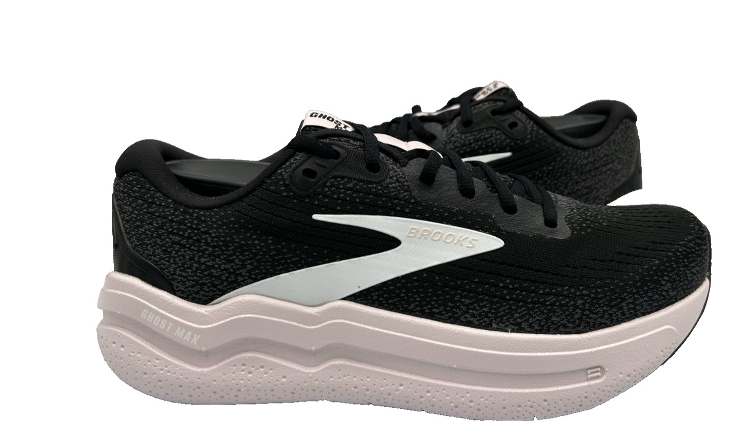 Brooks Women's Ghost 2 Max Lace Up Athletic Running Shoes Blk/Pink Size:8.5 191E