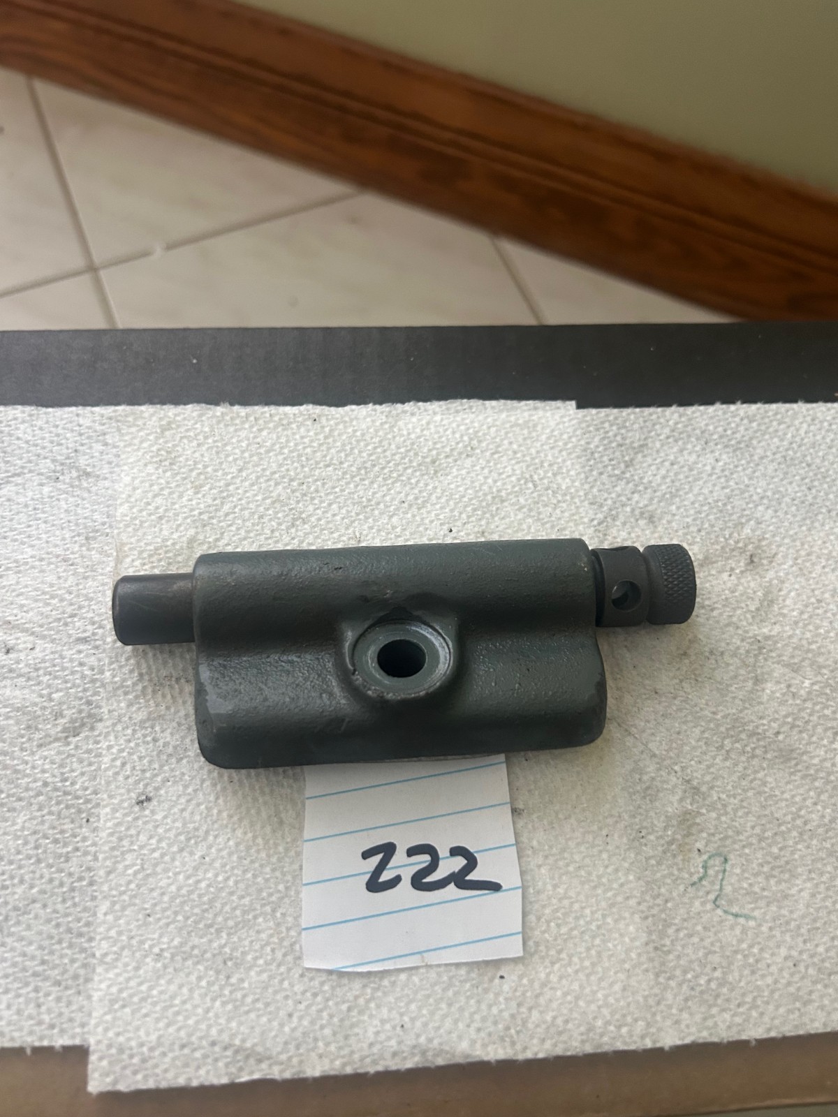 #2 CINCINNATI TOOL & CUTTER GRINDER TABLE STOP LEFT HAND #222