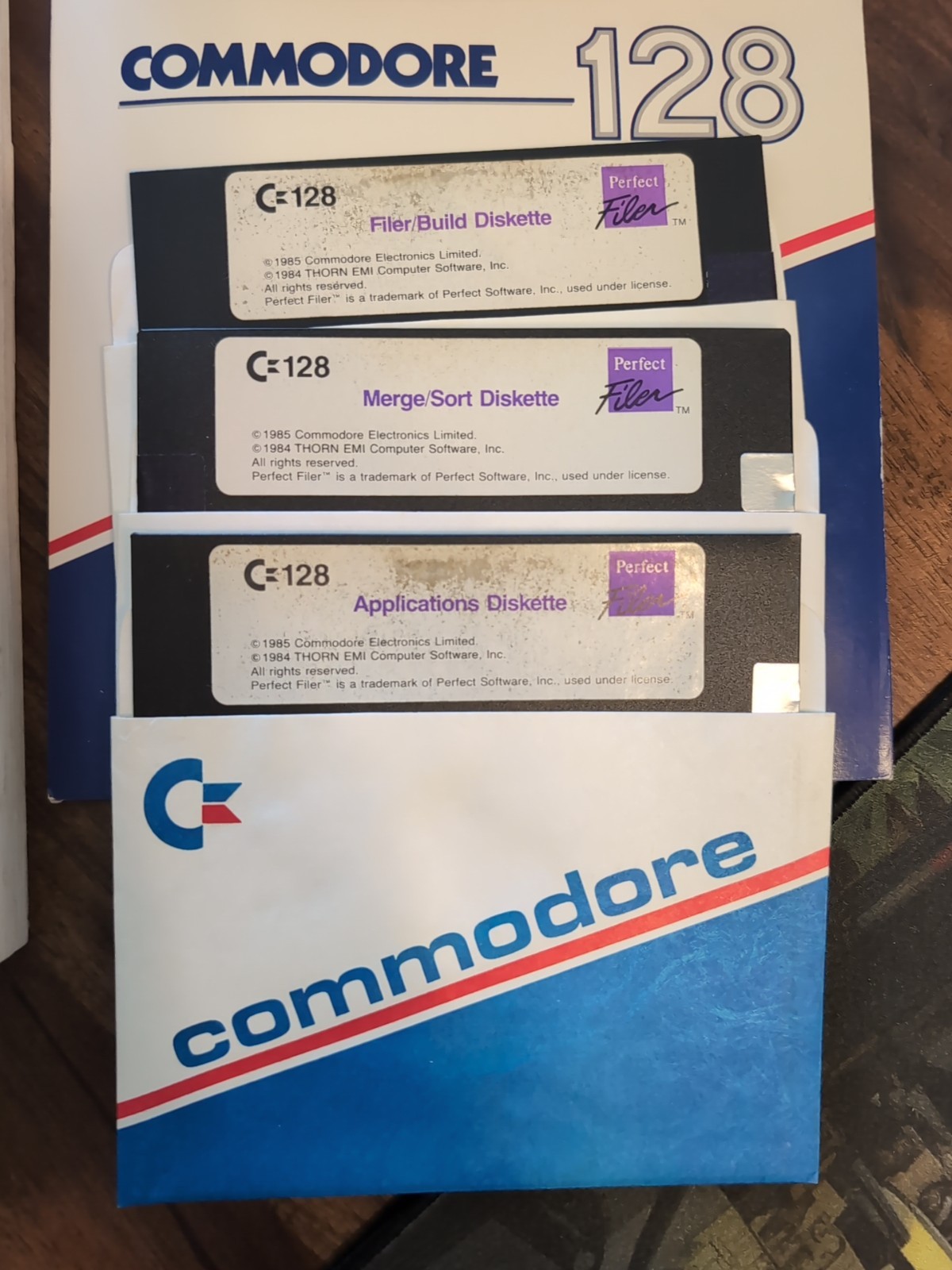 Commodore 128 Perfect Filer Professional Database Software