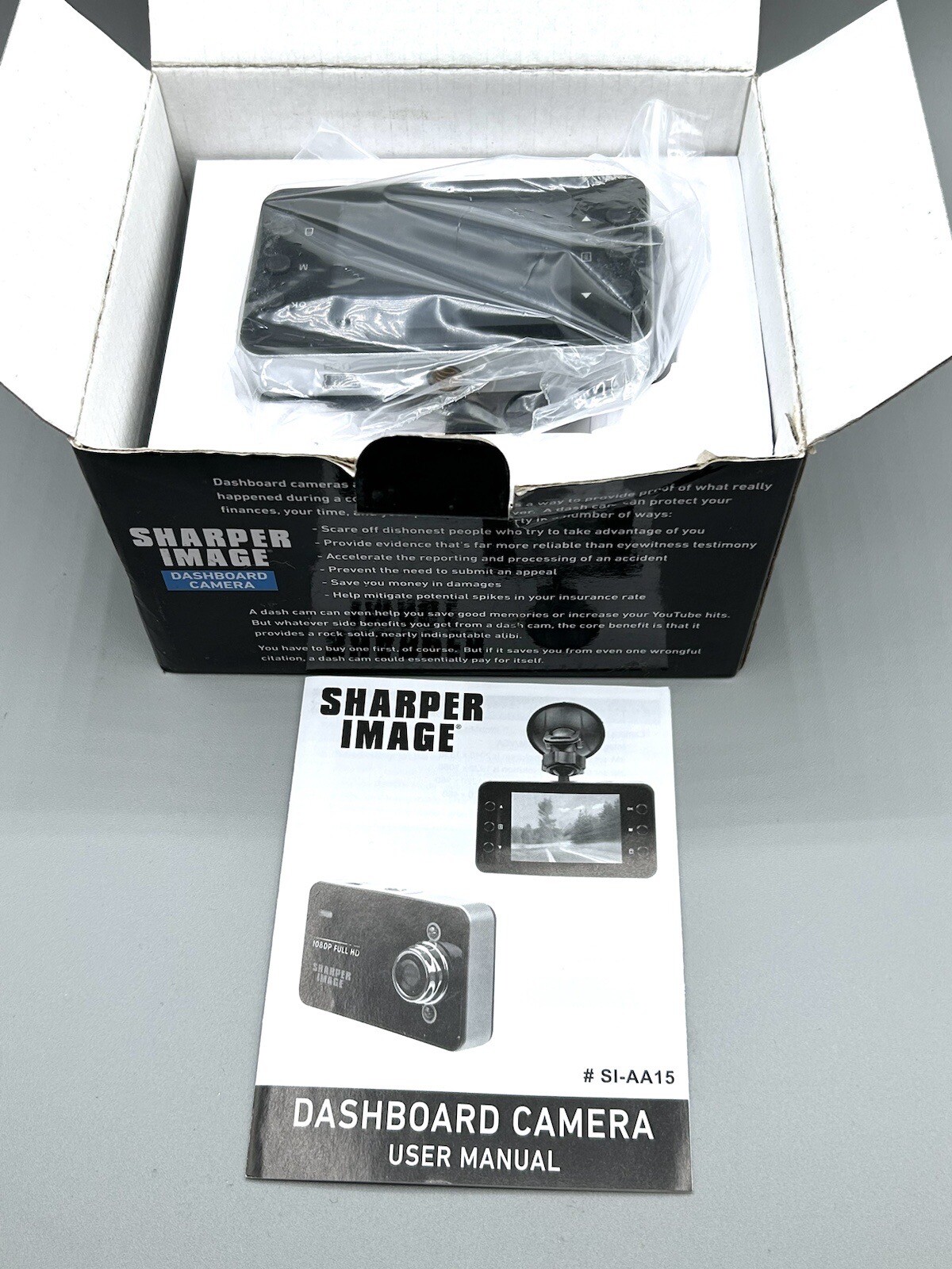 2018 Sharper Image Dashboard Security Camera & Mount (SI-AA15)