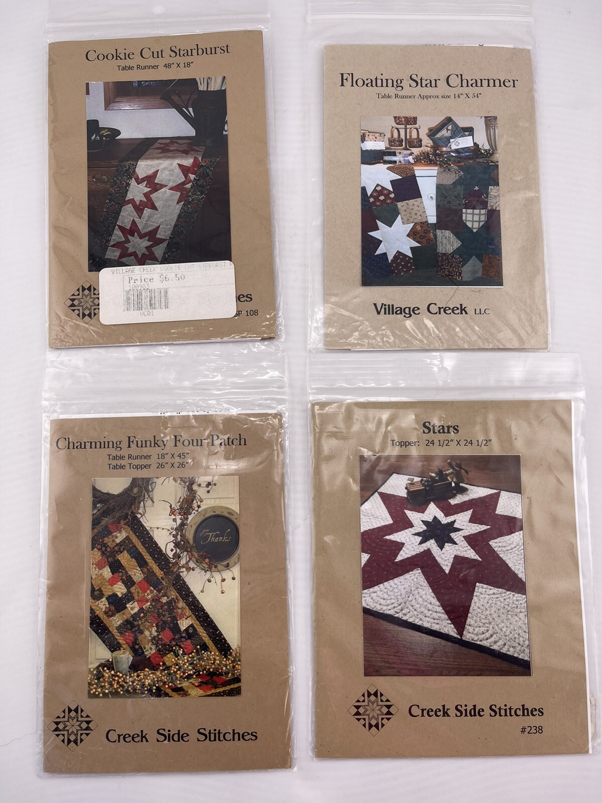 Small Project Quilt Patterns ~ Lot Of 4