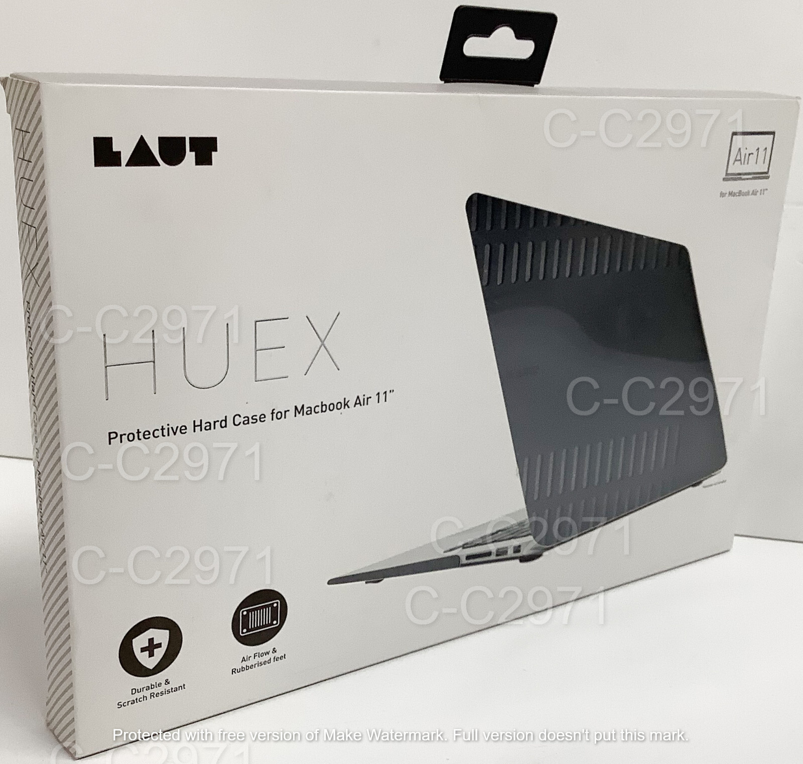 Huex Hard Shell Coated Protective Polycarbonate Rubber Case For MacBook Air 11”