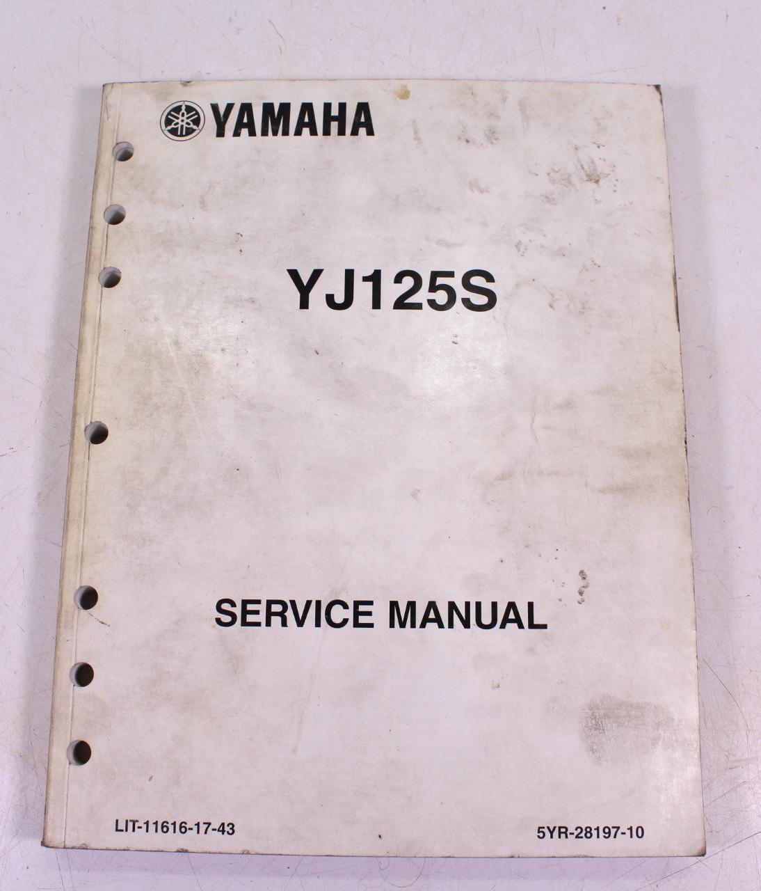 2003 YAMAHA YJ125S SERVICE MANUAL