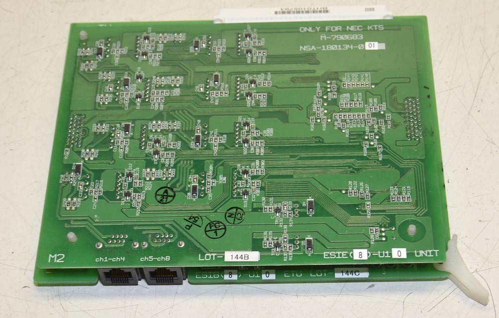NEC ElectraELITE IPK ESIB (8) U10 ETU & ESIE (8) UI0 M-790683 M-790682
