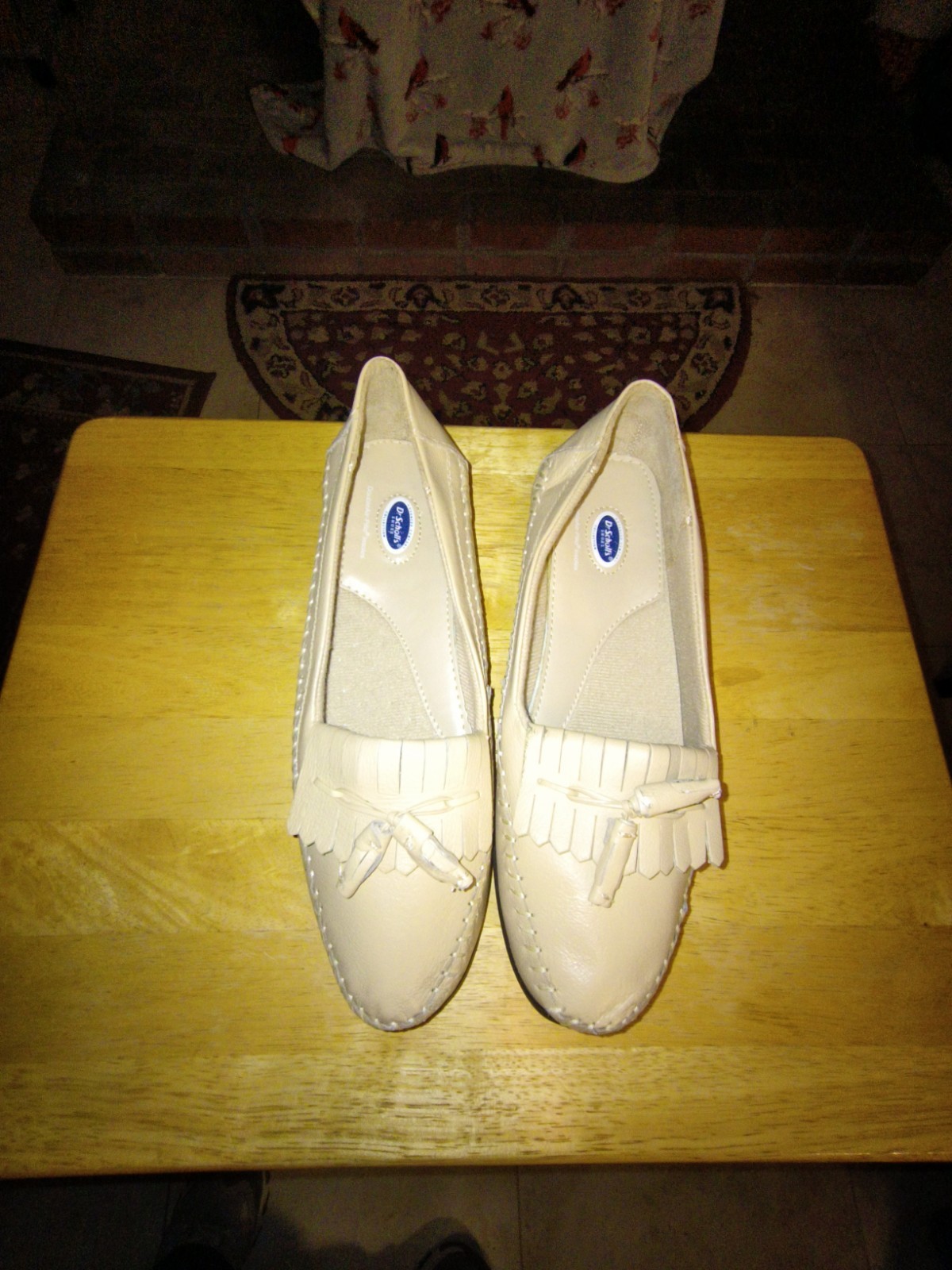 New Dr. Scholl's Women's Size 10W Shoes/Loafers Tan Leather Slip On Comfort