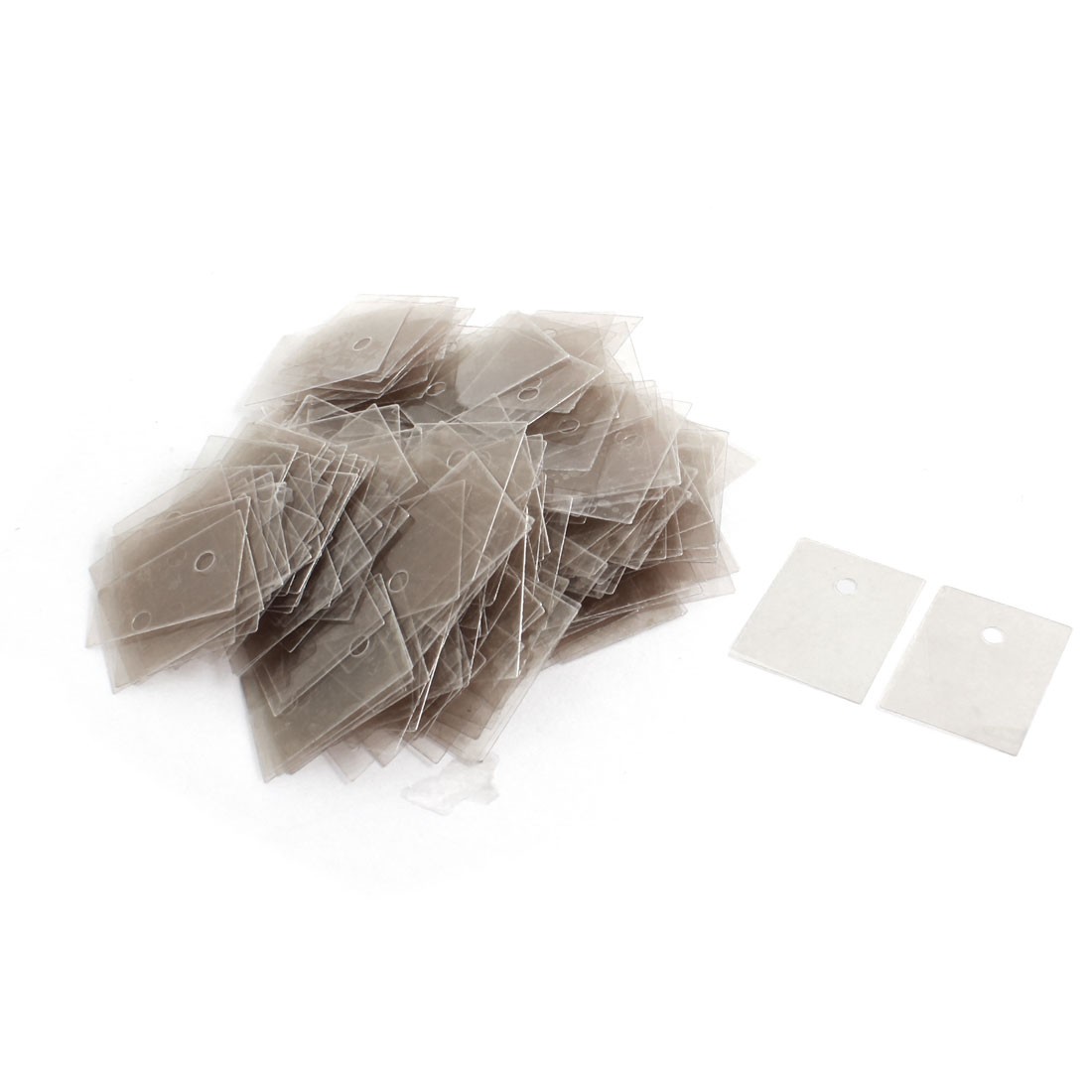 300 Pcs Repair Parts Mica Insulator Sheets 22mmx28mmx0.09mm
