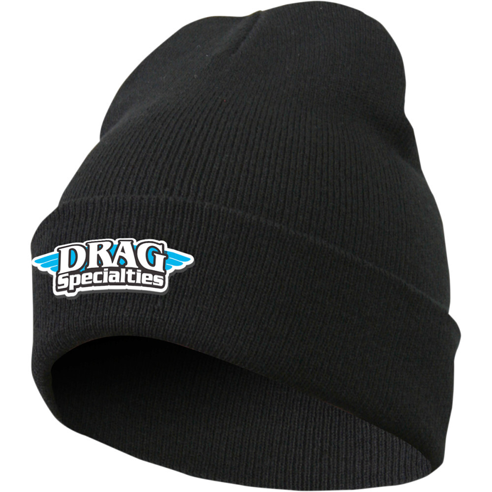 Throttle Threads Cuffed Beanie (Black)