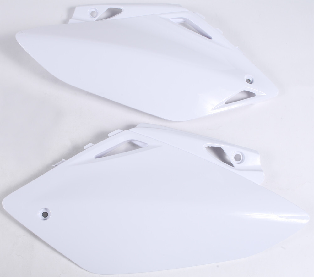 Acerbis Side Number Plates Panels Plastic White Honda CRF450R 2007-2008