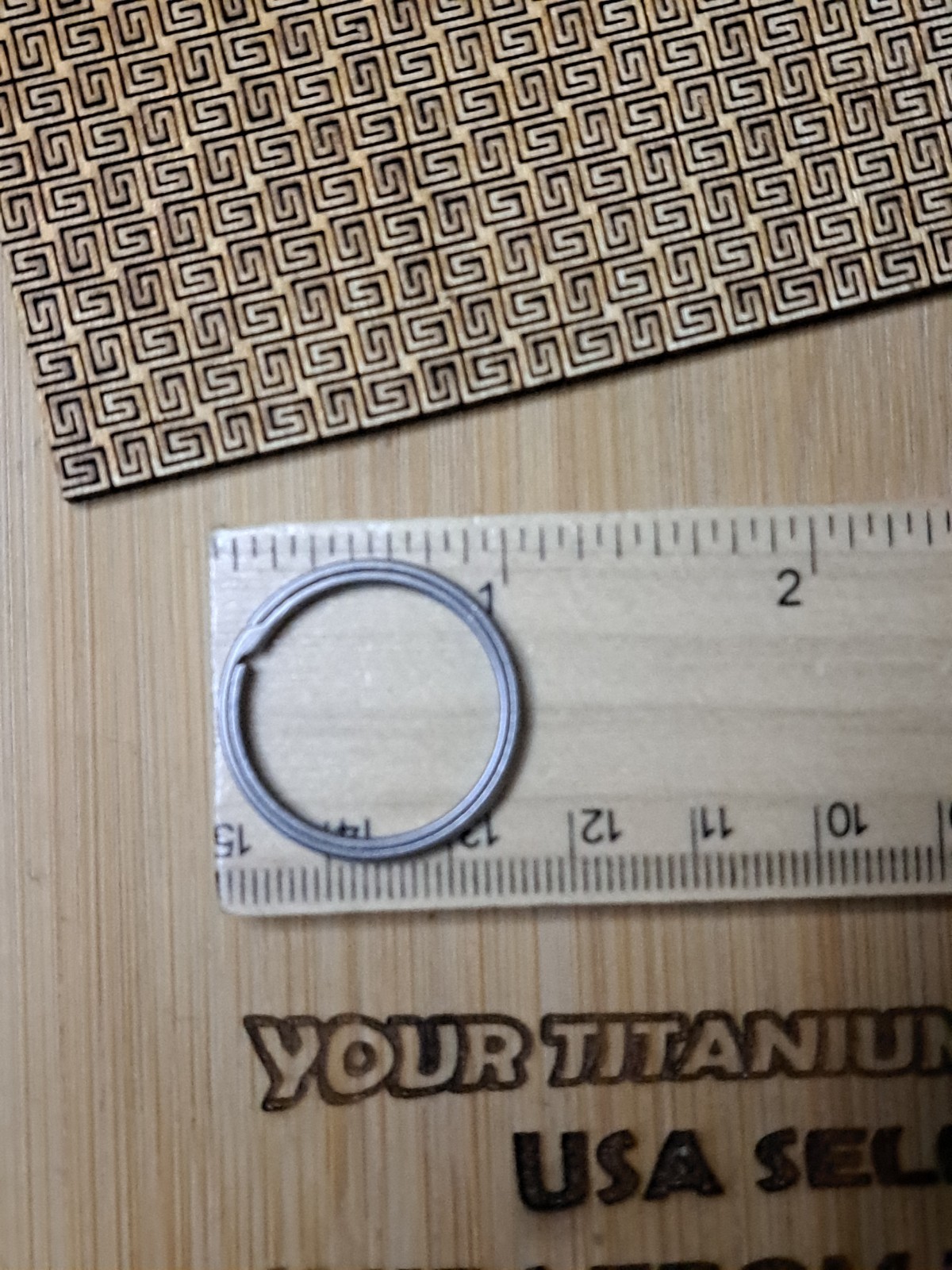 EDC Titanium Carabiner Keychain