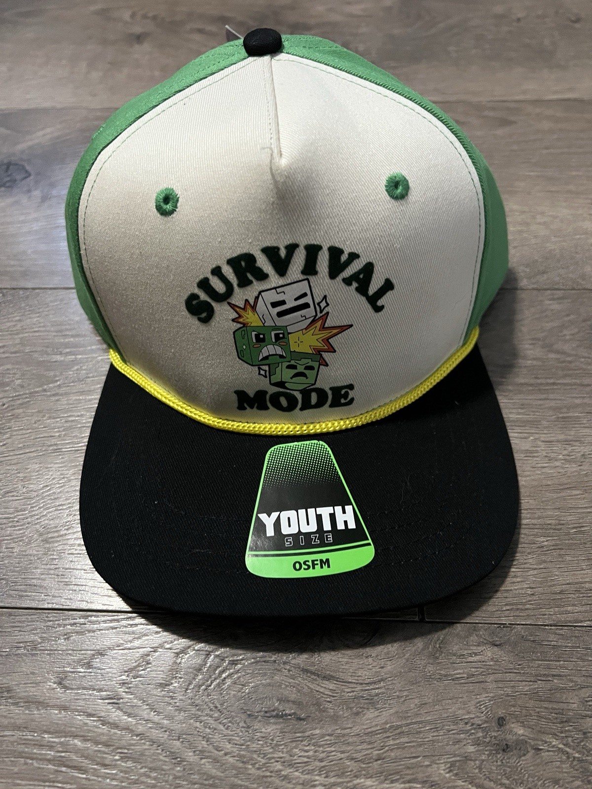Minecraft Survival Mode Hat OSFM New