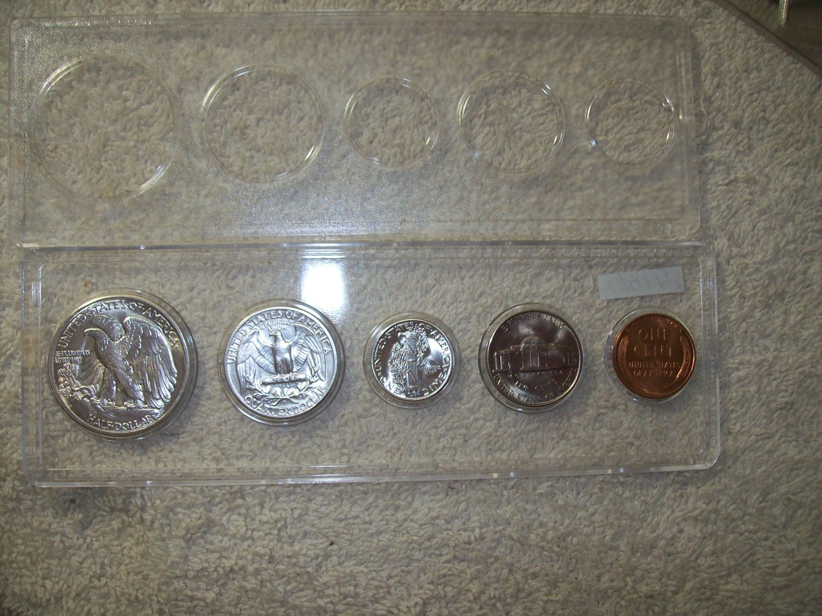1941 D MINT SET UNCIRCULATED DENVER MINT