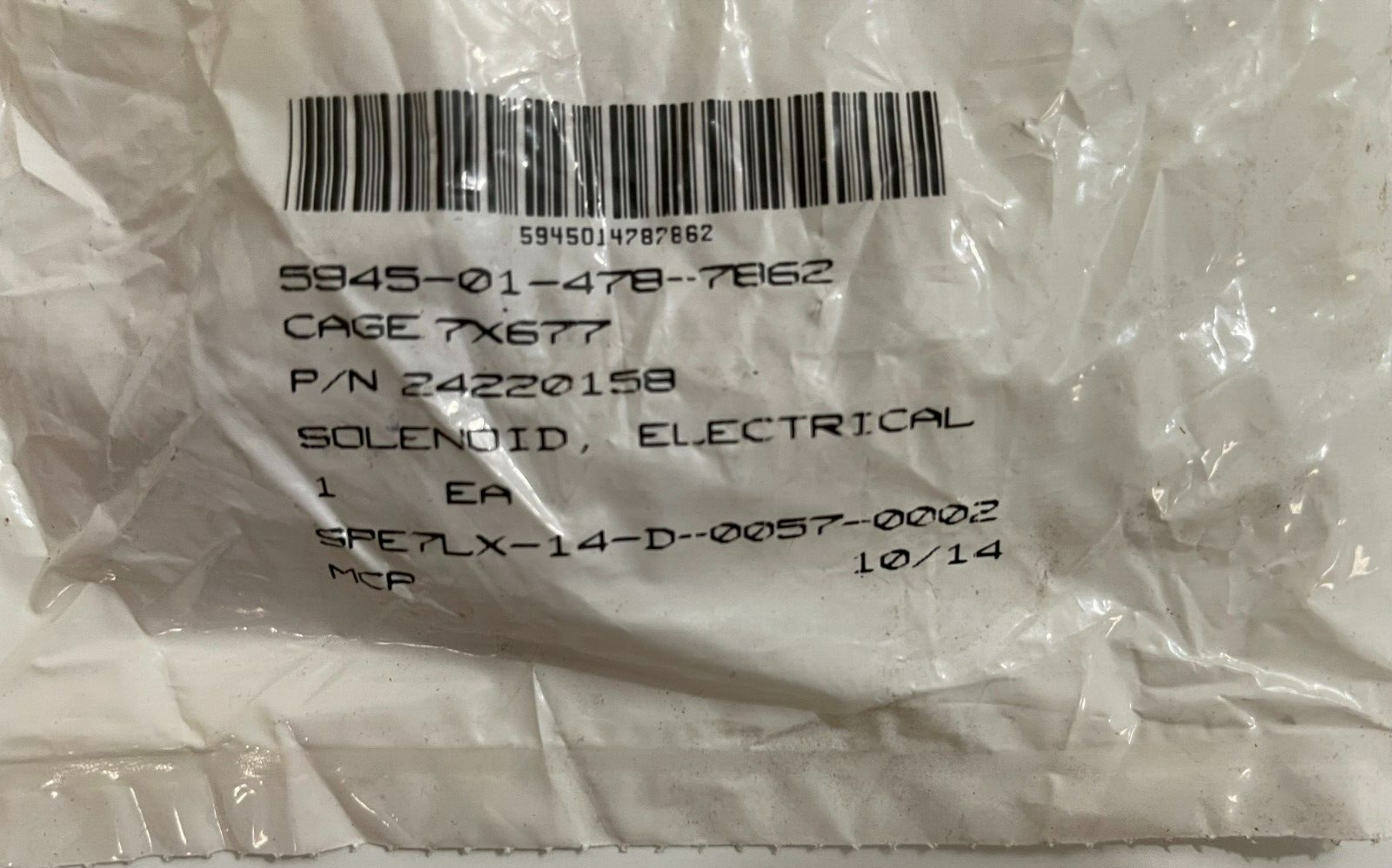 Solenoid Control Module PN 24220158 New OEM CAGE 7x677