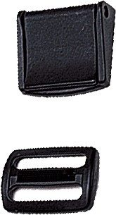 Liberty Mountain Cam Lock Buckles with Tri-Glide Slider - 1" 2-Pack for Secure