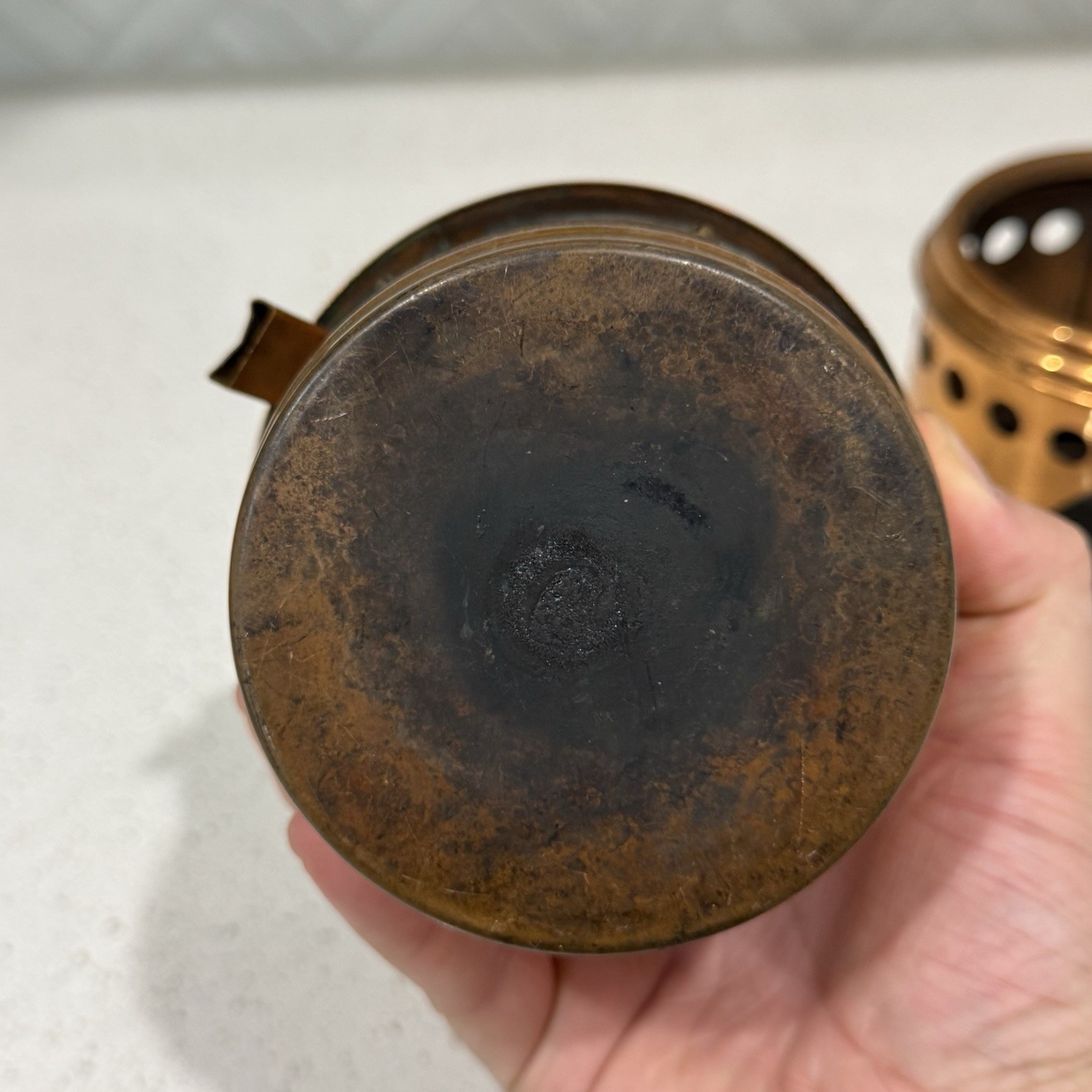 Antique CJ Tagliabue Mfg Co Copper Closed Flash Point Petroleum Tester UNTESTED
