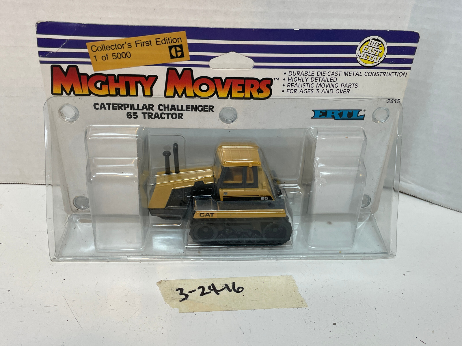 Ertl Mighty Movers Caterpillar Challenger 65 Tractor 1st Of 5000NIP L@@K