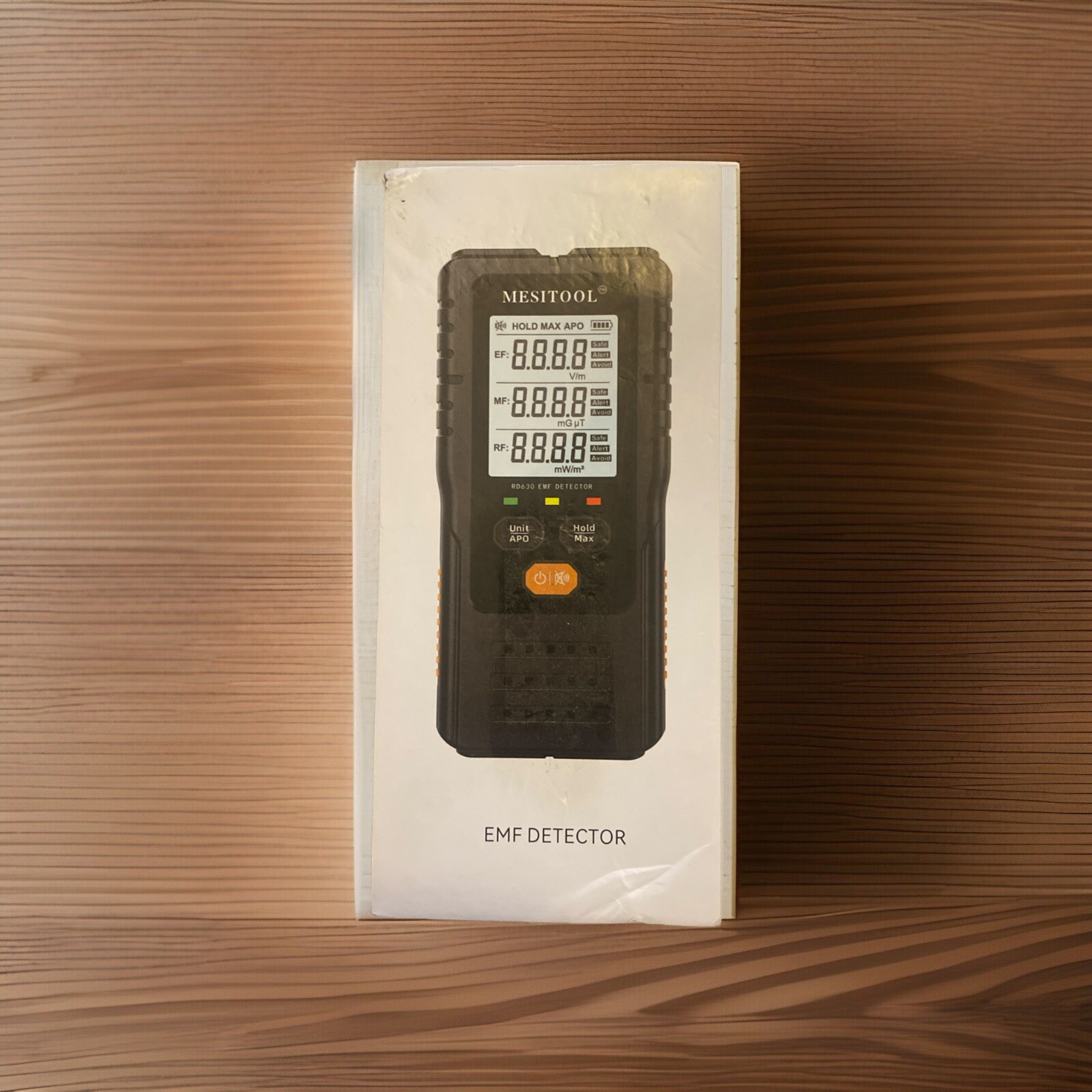 RD630 3-in-1 Portable Multifunctional EF MF RF Radiation Detector Tester Device
