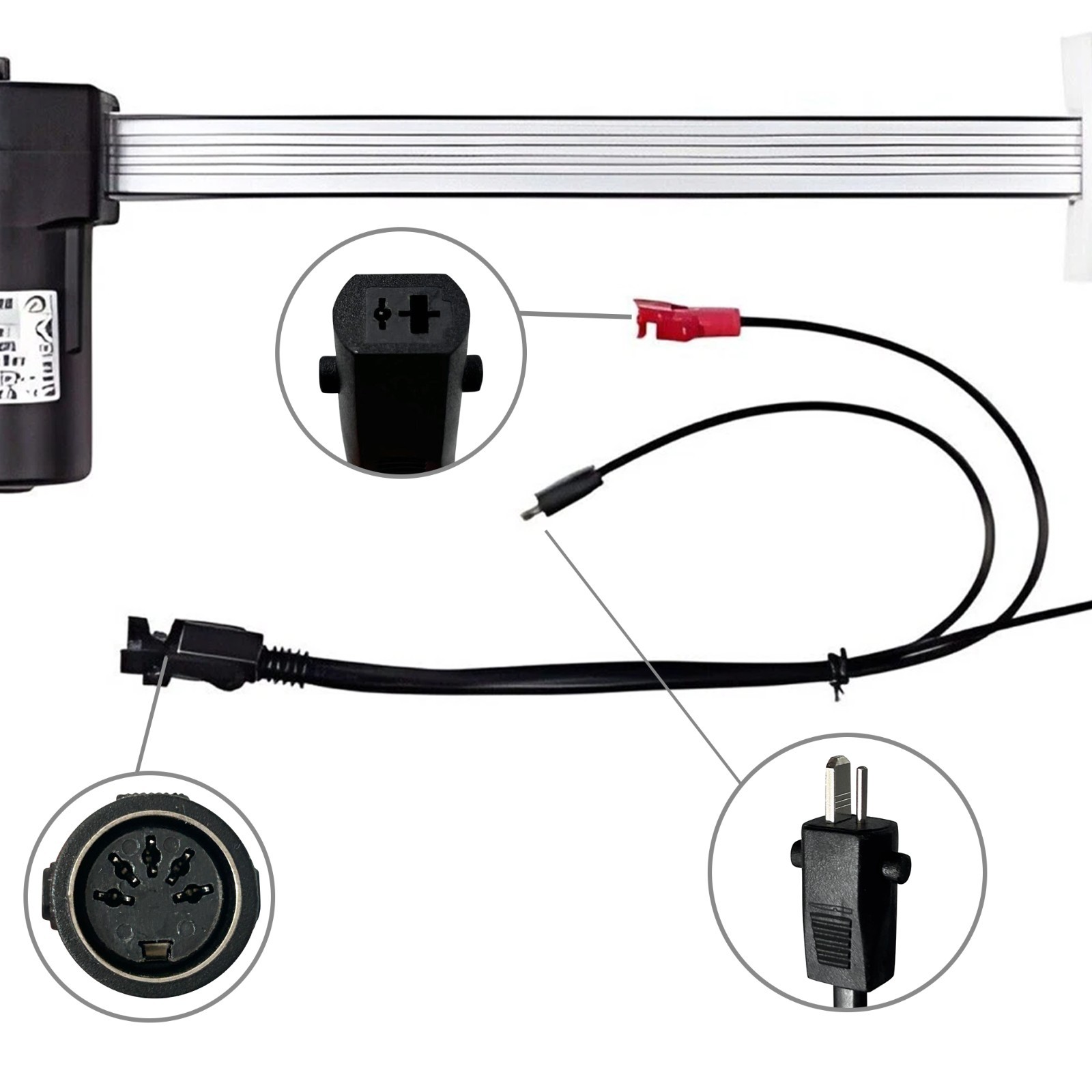 Power Recliner Mulin ML8 ML8-205B1 Motor Linear Actuator for Sofa Lift Chairs