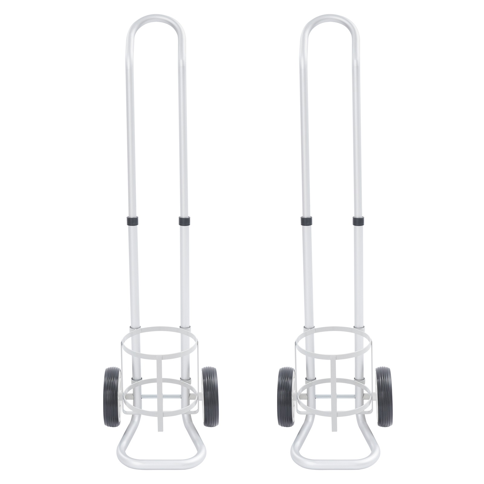 2PCS Drive Medical Oxygen Cylinder Cart Dolly Oxygen Tank Adjustable Handle
