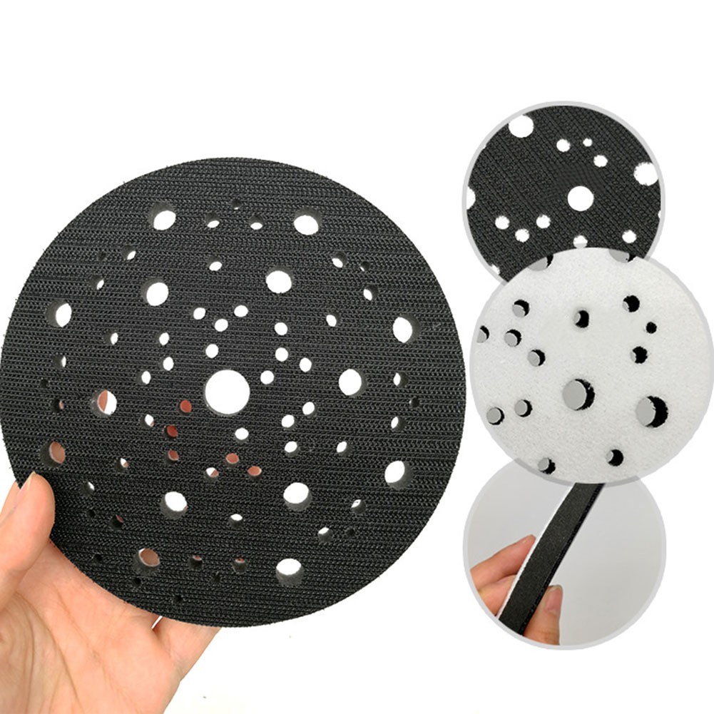 Improved Finishing with 6 Soft Sponge Interface Pad 150mm Diameter 70 Holes
