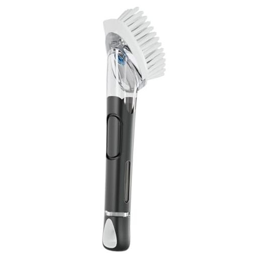 Soap Dispensing Dish Brush, Dish Scrubber with Soap Dispenser, Dish Soap GDS1