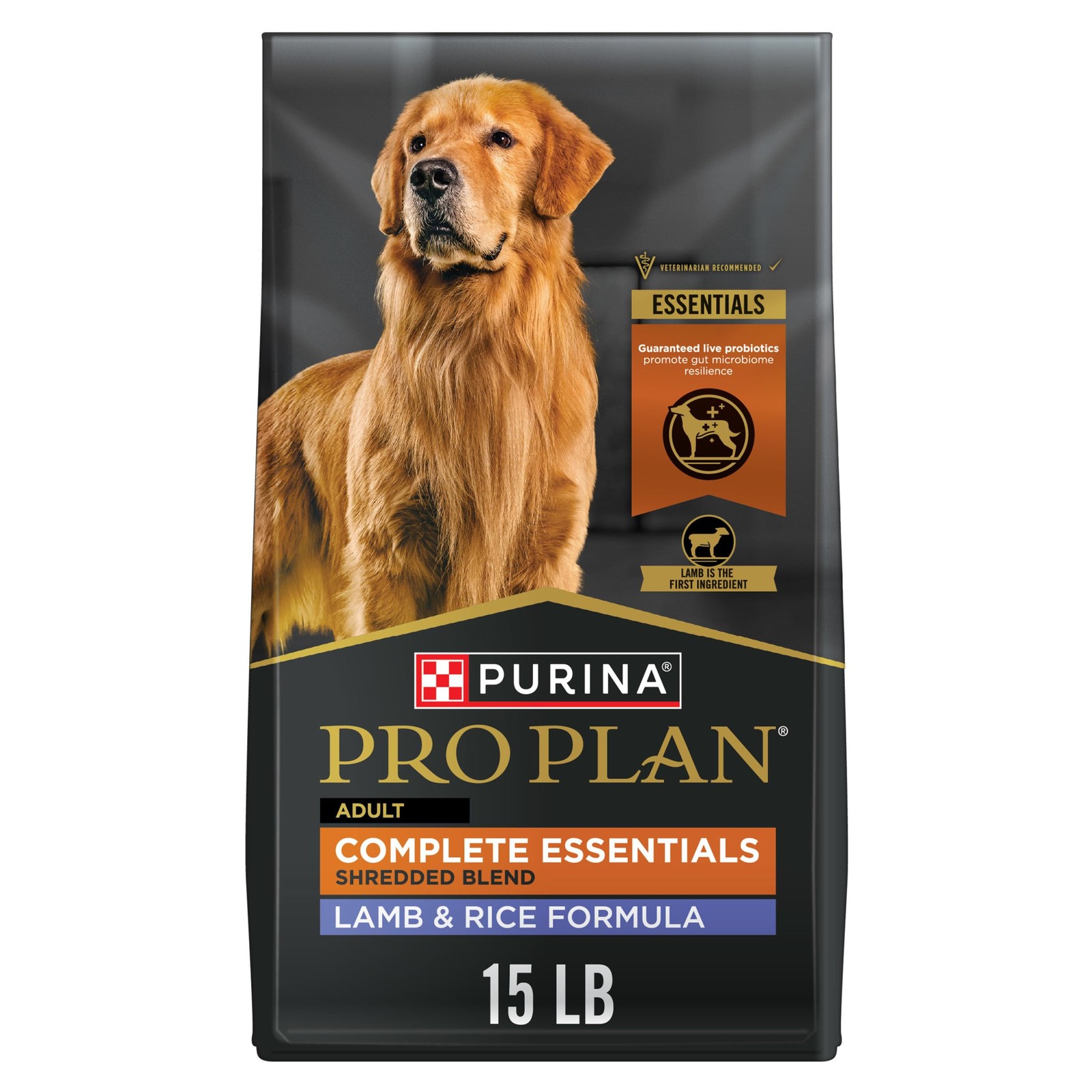 Purina Pro Plan Complete Essentials Shredded Blend Lamb and Rice High Protein Do