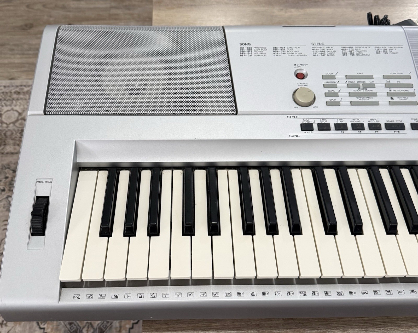 Yamaha DGX- 205~ Portable Grand Piano Keyboard~ 76 Keys~ With New Power Supply