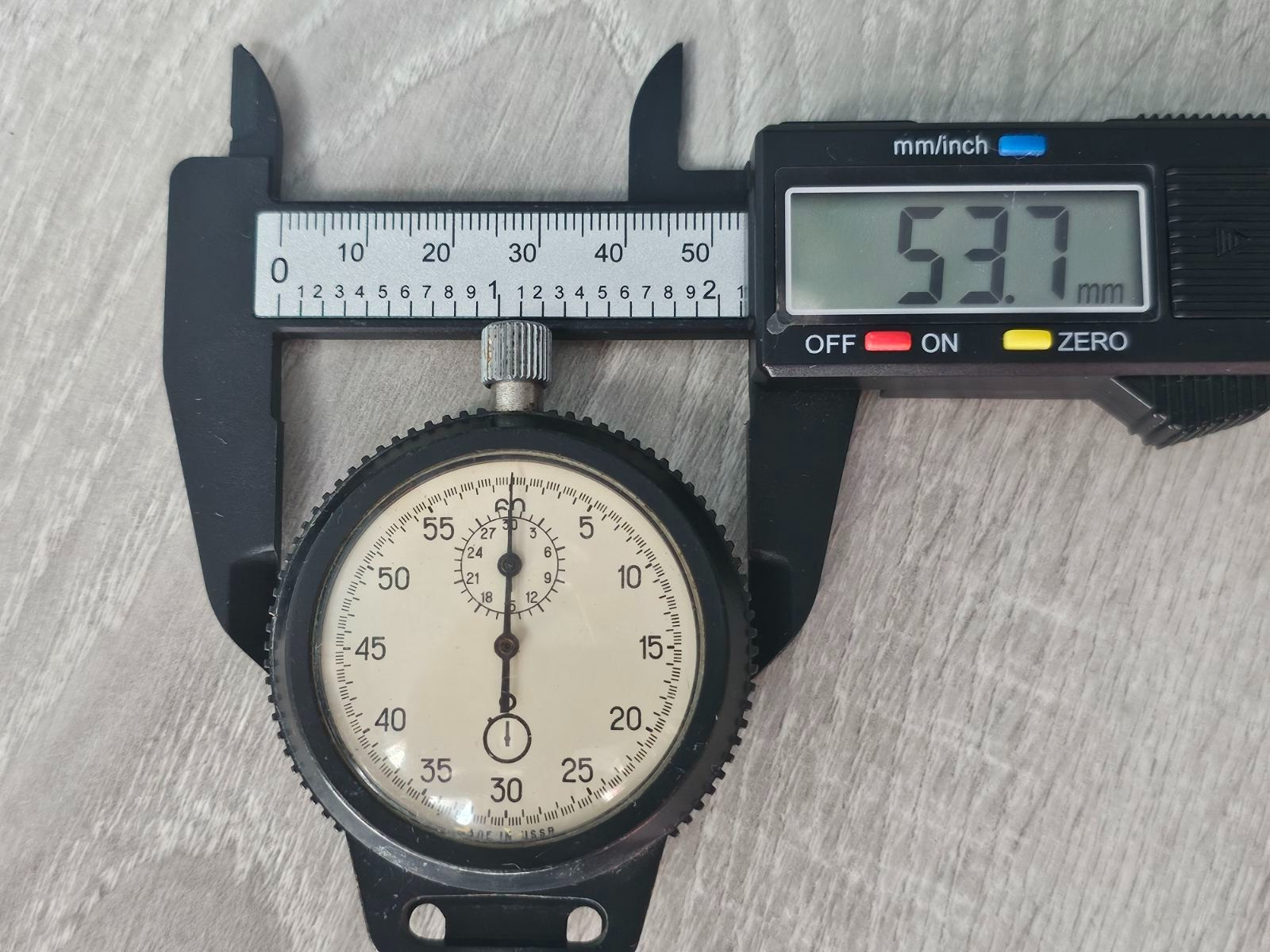 Vintage Soviet Mechanical Stopwatch | USSR Made Sports Timer